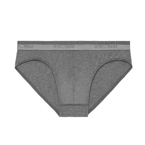 Мужские трусы брифы серые HOM Classic 40-0204-00ZU