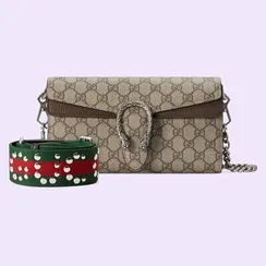 Маленькая сумка на плечо Gucci Dionysus бежевый