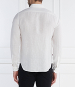 Льняная рубашка BLAUER - белый(BLUS01025 006781)