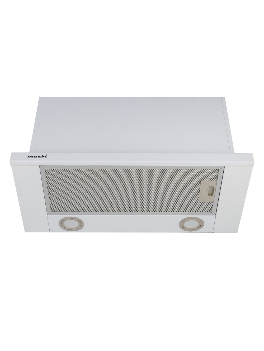 Кухонная вытяжка MACBI встраиваемая MT60-3 1100м3/ч WHITE/Белая, панель: металл