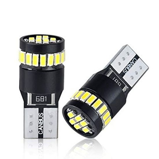 Светодиод T10 4014-24SMD CANBUS Круглый