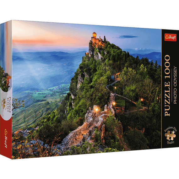 Pazl / Пазлы / Puzzles - "1000 Premium Plus" - Photo Odyssey: Cesta Tower, San Marino
