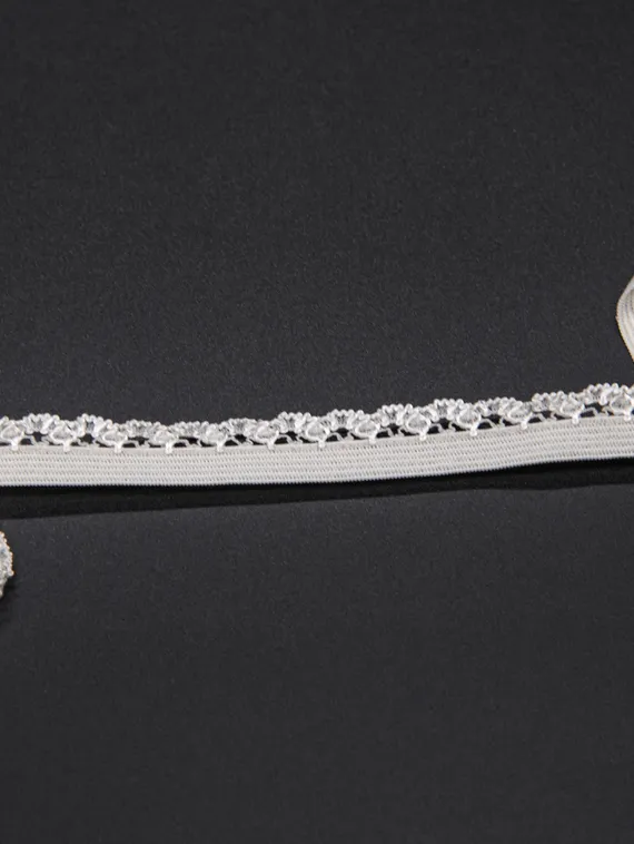 Айвори 51 Резинка ажурная 11 мм Греция