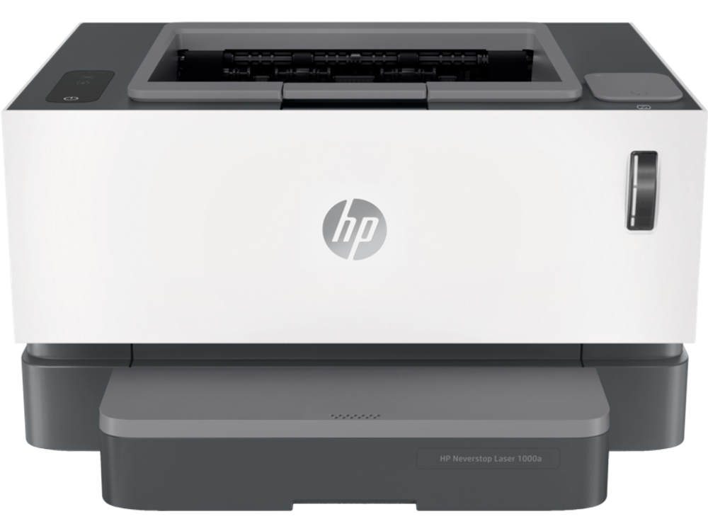 Принтер HP Neverstop Laser 1000a (4RY22A), A4, лазер ч/б, 20 стр/мин, 600х600, 32Мб, AirPrint, USB