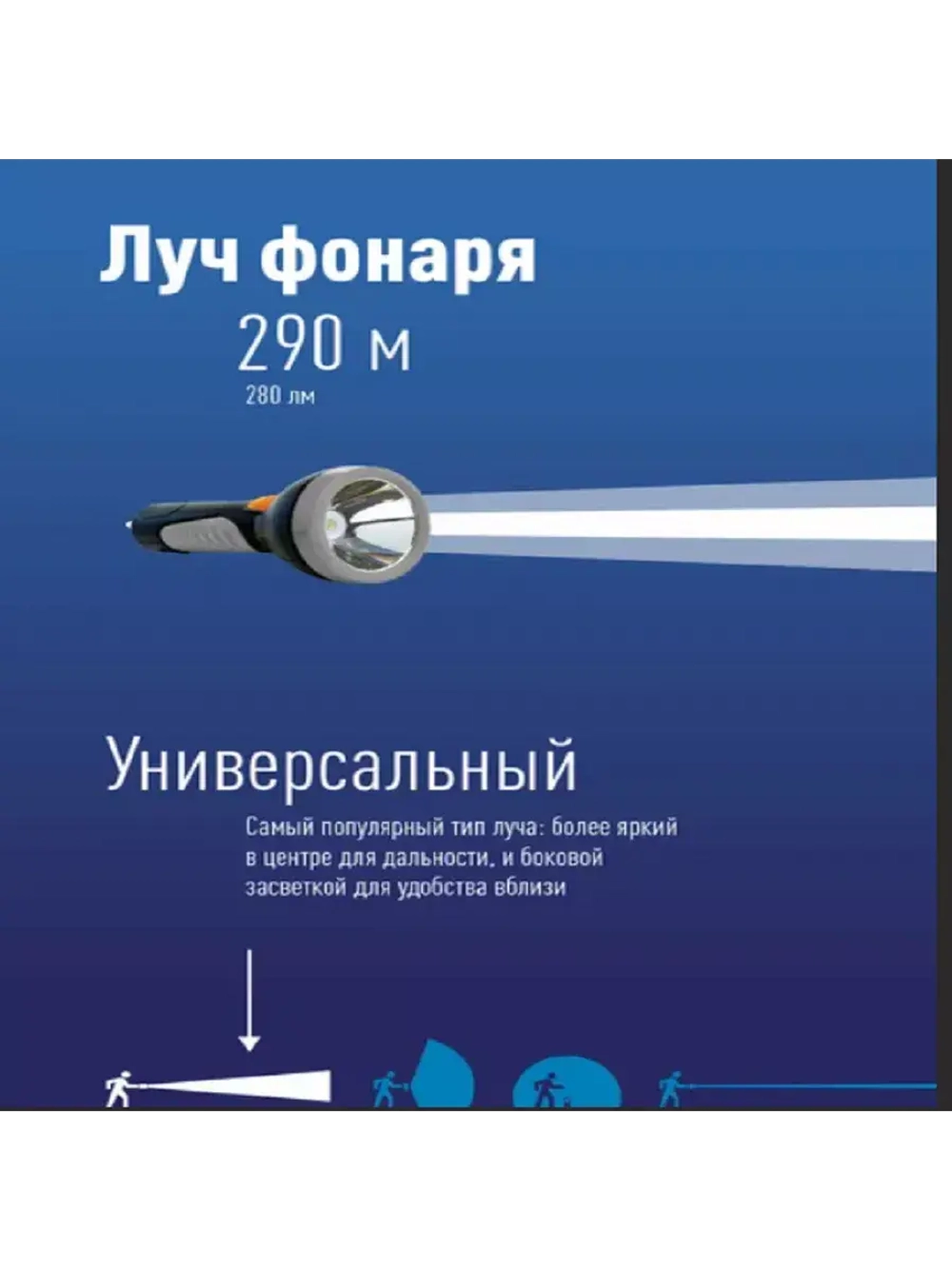 Фонарь аккумуляторный светод. 5Вт прямая зарядка от 220В