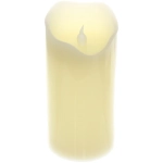 Сувенир с подсветкой «Свеча восковая - Ангел» 7,5*15 см - облита воском (работает от батареек 3 ААА)