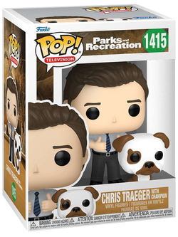 Фигурка Funko POP! TV Parks and Recreation Chris Traeger w/Champion (1415) 74431