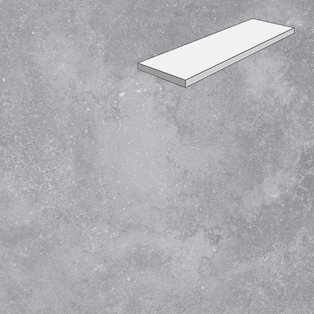 Угловая ступень лофт Lifebrick Limestone Blue 295x330x40x20