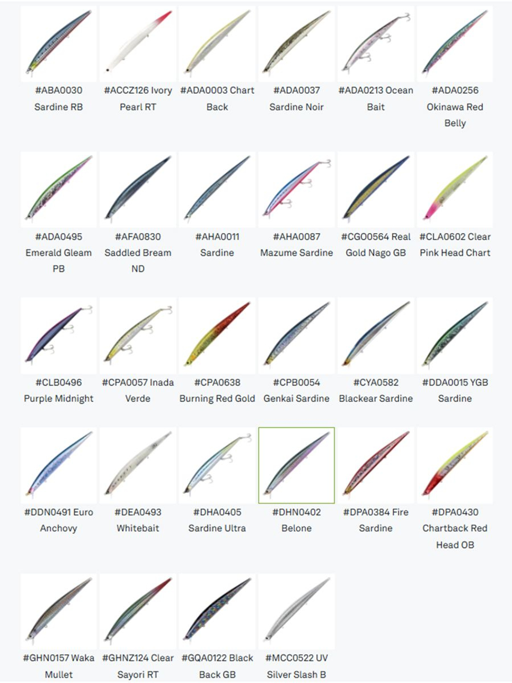 Воблер DUO Tide Minnow Slim 175 Flyer, DHA0405 Sardine Ultra, 175 мм, 29 г, тонущий, минноу