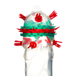 Презерватив с пучками усиков Штучки-дрючки №3 Стимулирующая штучка 1шт