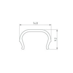 Экран LINE-D-1515-2000 OPAL (Arlight, Пластик) 061085