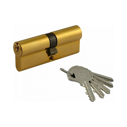 Цилиндровый механизм Нора-М Л-80 (40-40), ключ/ключ, золото