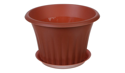 Кашпо КЭРОЛ 0,75 л D140мм с подставкой