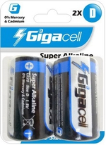 Батарейка Gigacell LR20-2 (2шт)