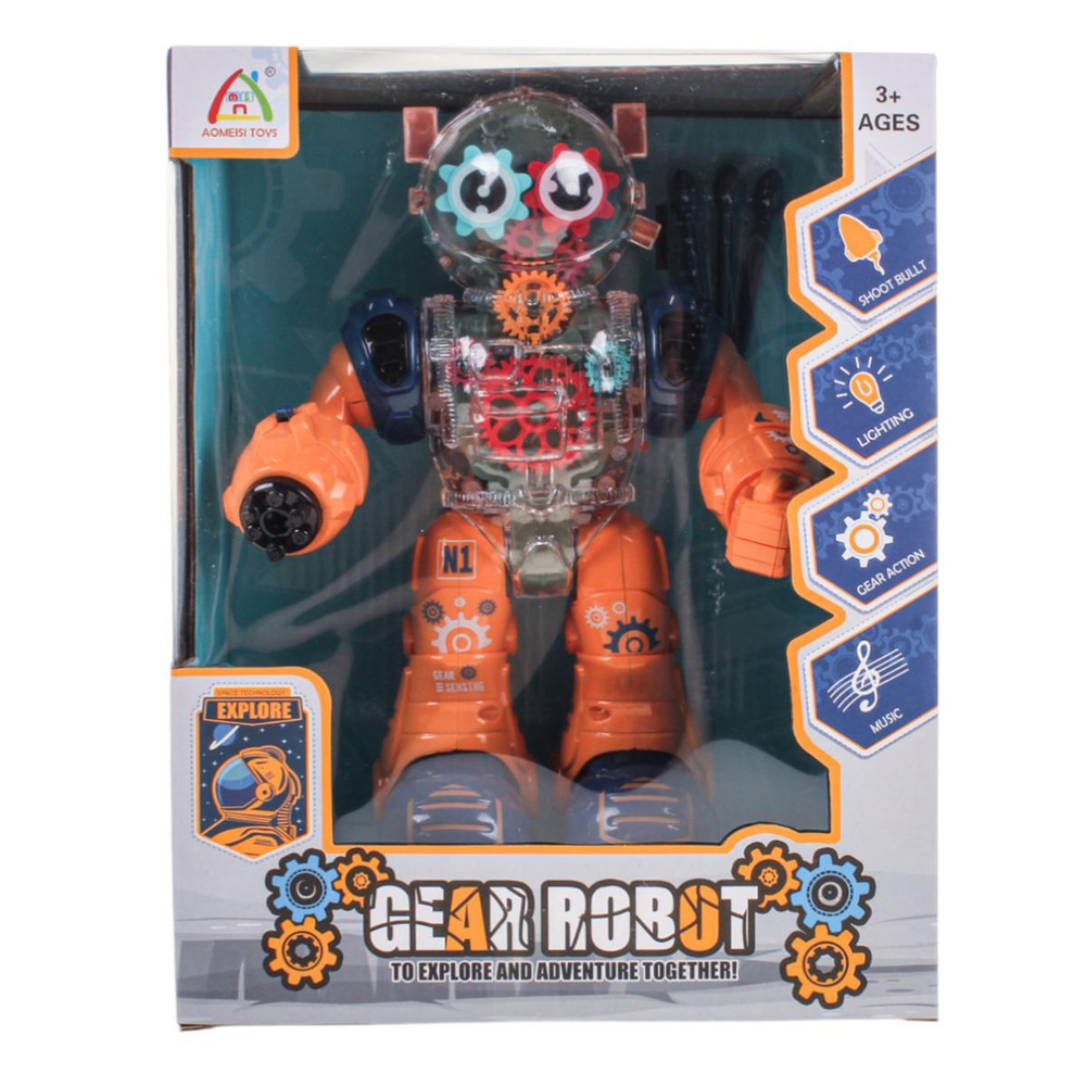 Робот на батарейках, коробка 887