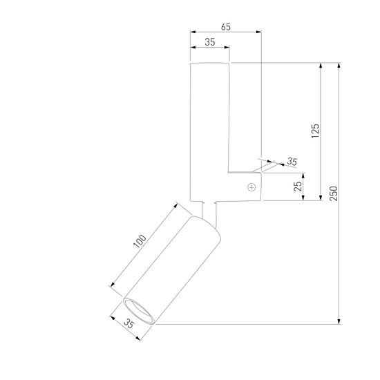 40020/1 LED / настенный светильник / хром