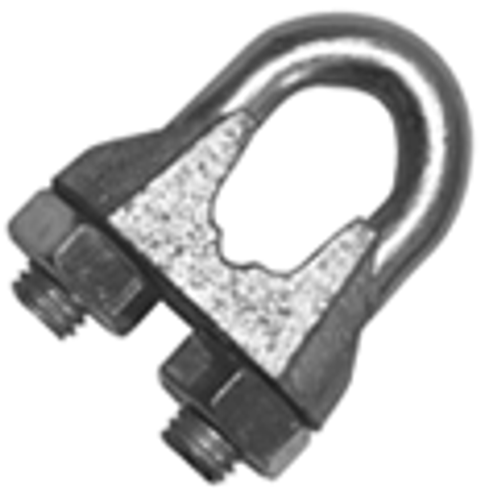 Зажим для канатов, оцинк. 16 DIN741
