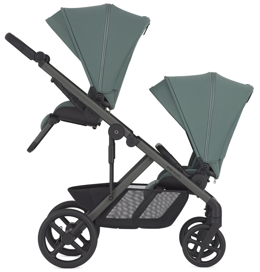 Прогулочная коляска для двойни Anex Modu Greeny