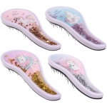 Расческа массажная детская «Prestige - Единорожек Лили», микс 4 цвета, 8*19 (коробка PVC)