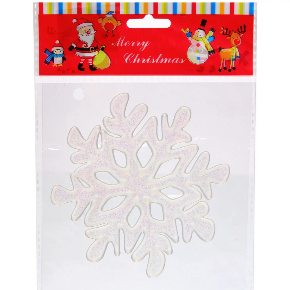 Наклейка «Сказочная снежинка» 15*20, перламутр