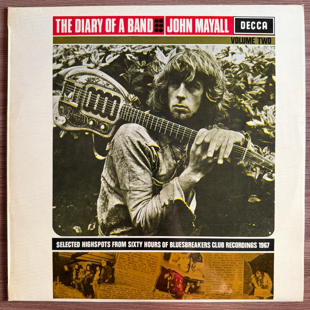 John Mayall ‎– The Diary Of A Band Volume Two (Англия 1968г.) Т