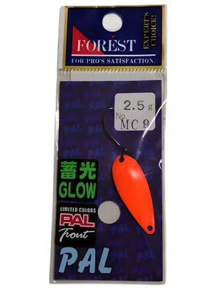 Блесна Пал Limited Forest микроколебалка весом 2,5 грамма для ультралайтового спиннинга