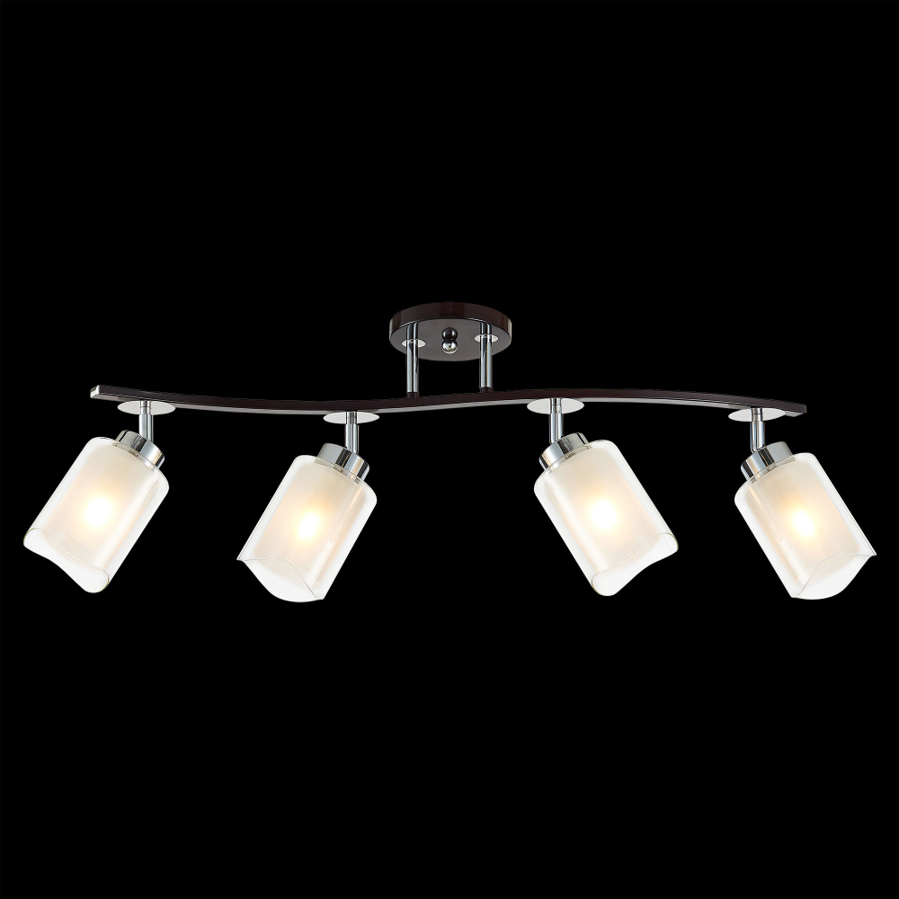 Citilux Фортуна CL156142 Люстра с поворотными плафонами Венге Хром