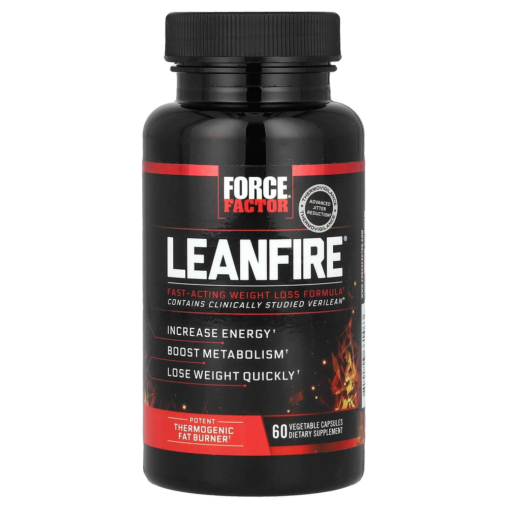 Force Factor, LeanFire®, 60 растительных капсул
