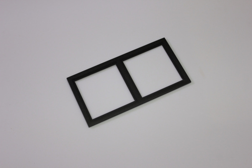 Декоративная двойная рамка (черная) под светильник серии SQUARE-IN-01