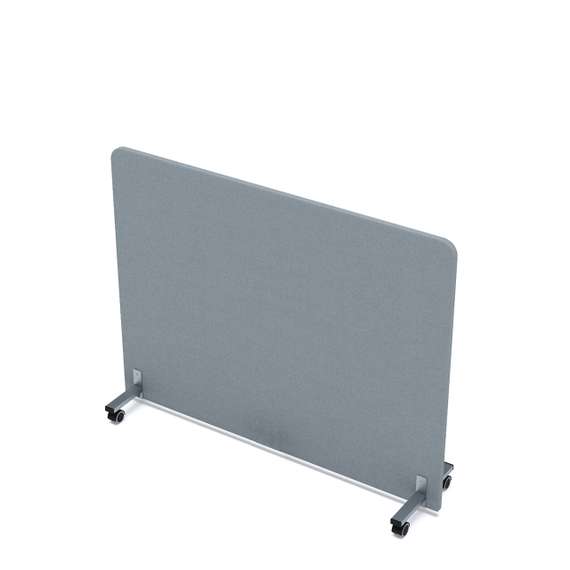 011.МП.1411 Акустическая мобильная перегородка на колесных опорах (1400*377*1100)