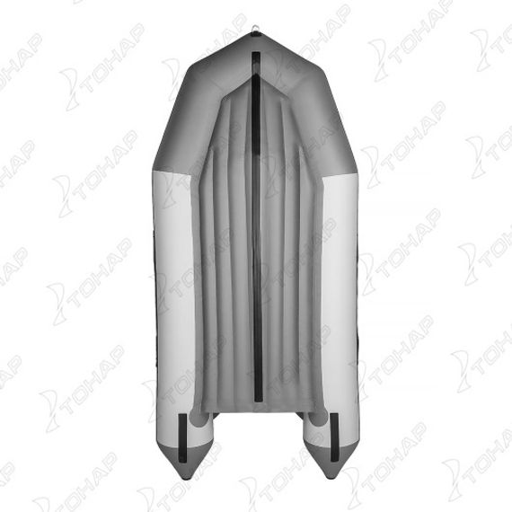 Лодка Тонар Капитан A330 (надувное дно) бело-серый