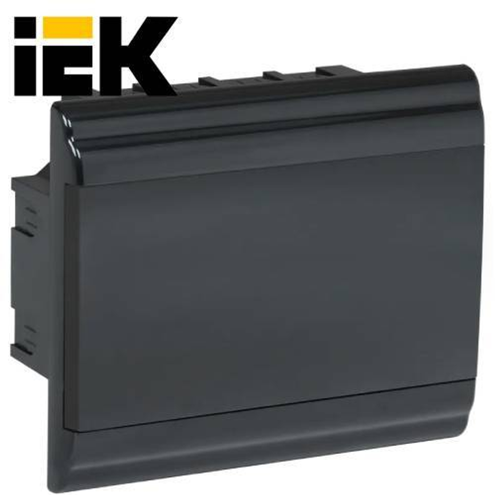 PRIME Корпус пластиковый ЩРВ-П-9 модулей встраиваемый черный IP41 IEK