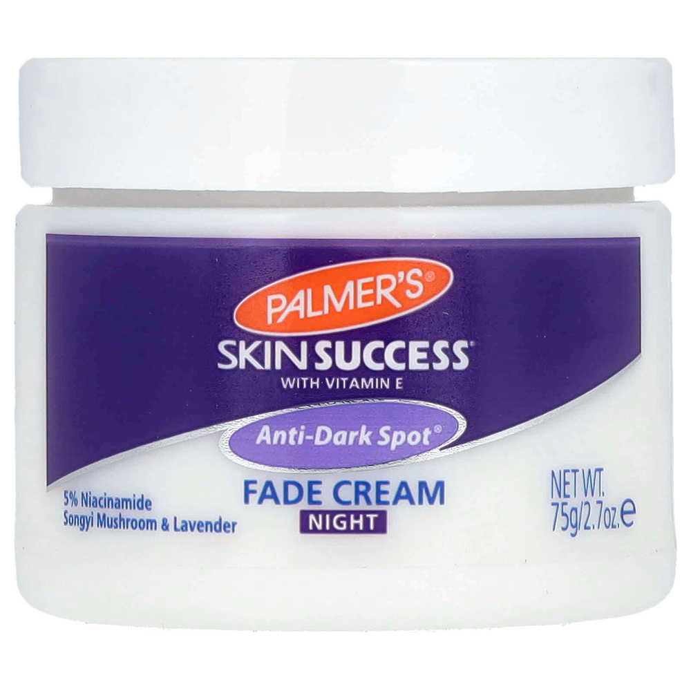 Palmer's, Skin Success® с витамином E, крем для обесцвечивания кожи против темных пятен, ночной, 75 г (2,7 унции)