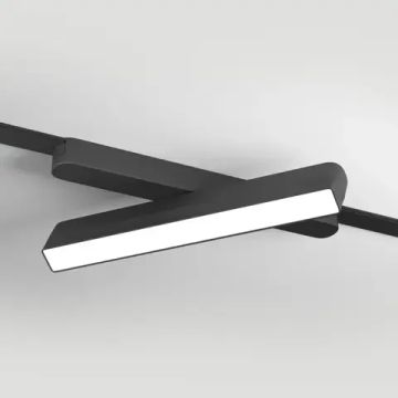 Умный магнитный трековый светильник 9W 2700К-6500К DK5363-BK чёрный Air Smart Linear Denkirs