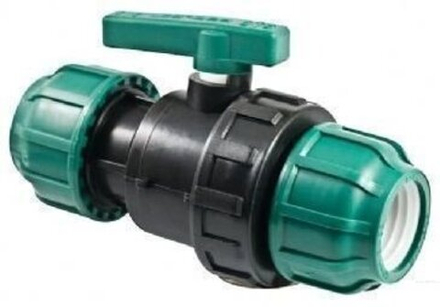 Кран шаровый ПНД Poelsan Ø 50*50 (2/36 шт)