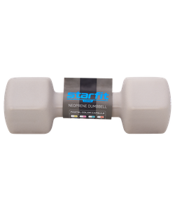 Гантель неопреновая DB-201 5 кг, тепло-серый пастель