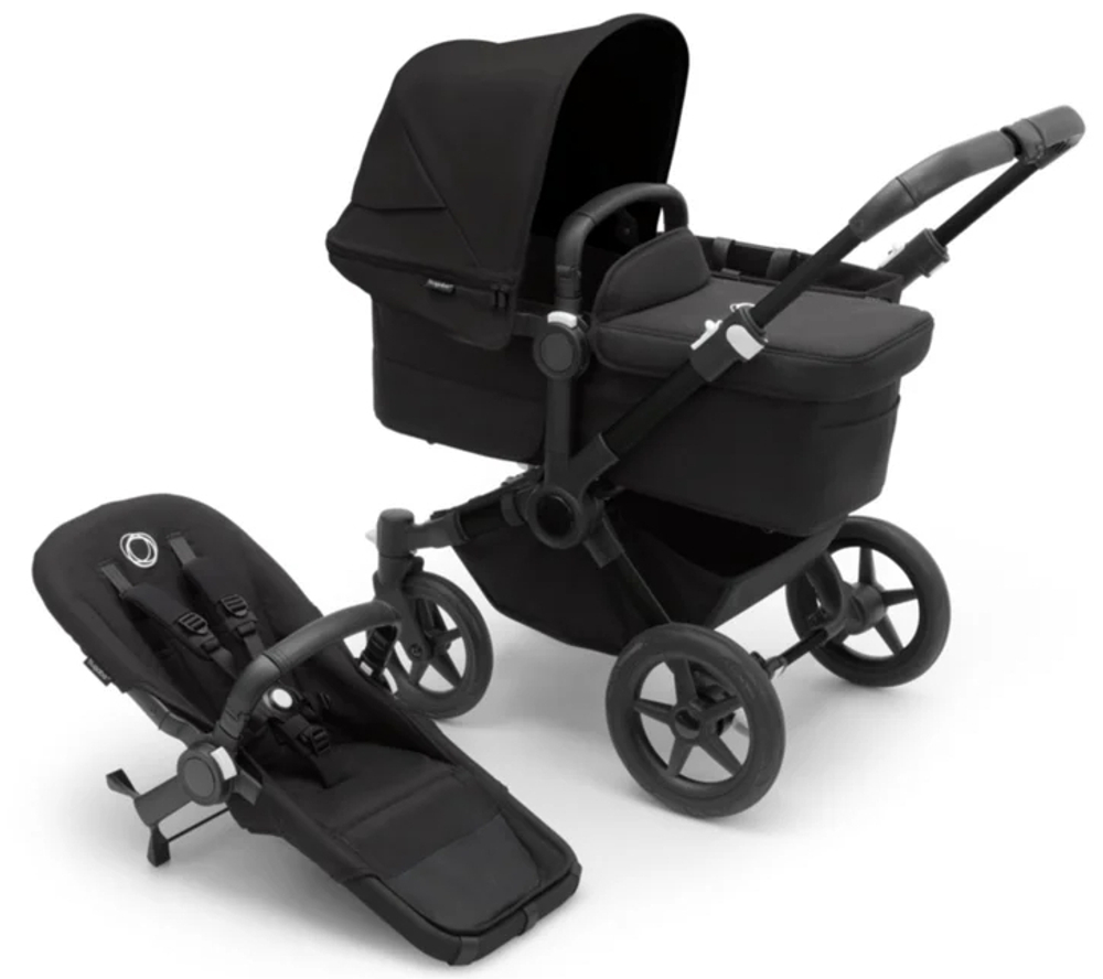 Коляска Bugaboo Donkey 5 Mono Complete 2 в 1 Black/Midnight Black-Midnight Black