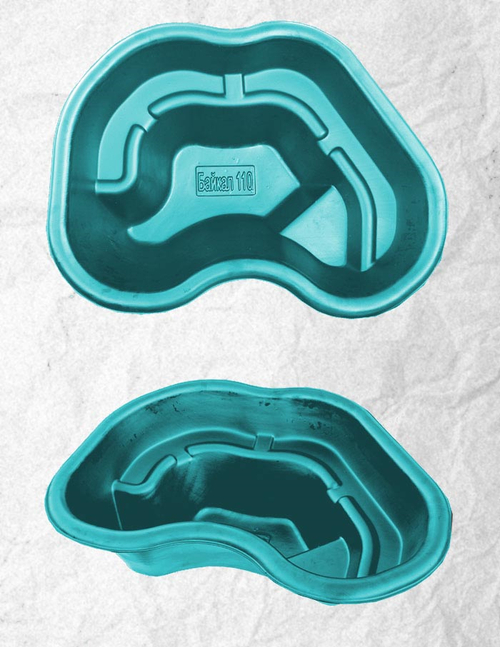 Пруд 110 зеленый (1150*800*360)