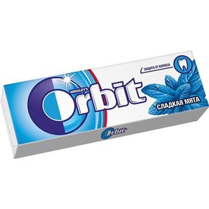 ЖЕВАТЕЛЬНАЯ РЕЗИНКА ORBIT СЛАДКАЯ МЯТА 13,6ГР