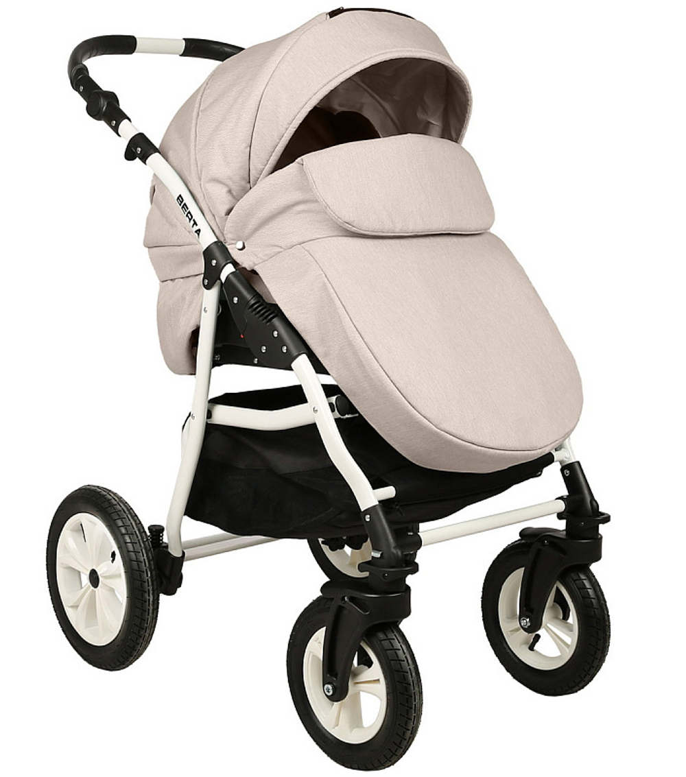 Детская коляска Alis Berta+F 3 в 1 Be 10 св.бежевый