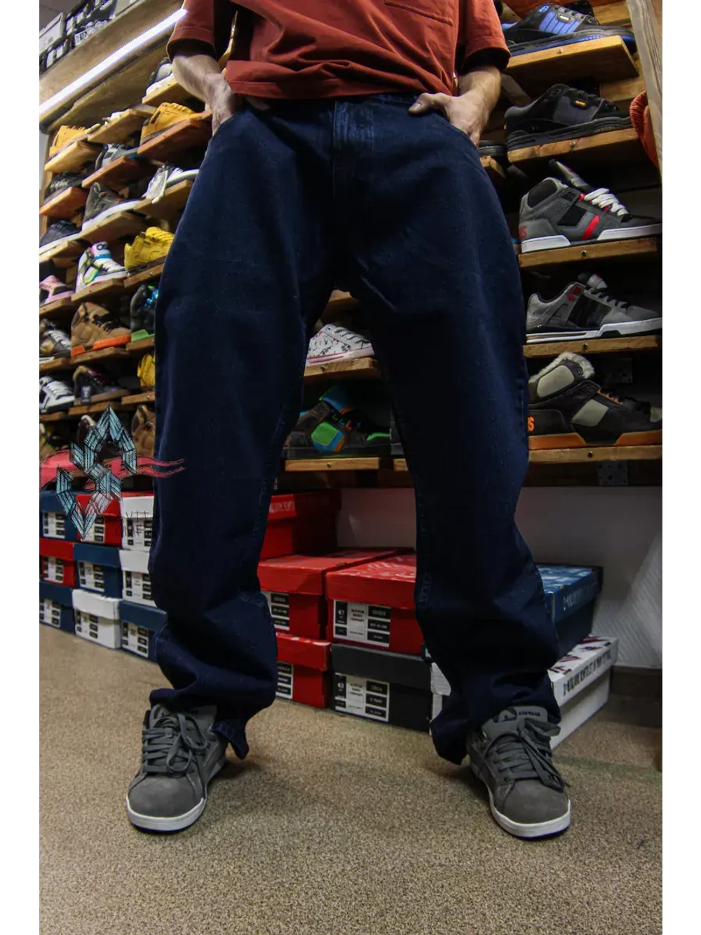 Джинсы прямые широкие трубы от Savitar Shoes Company