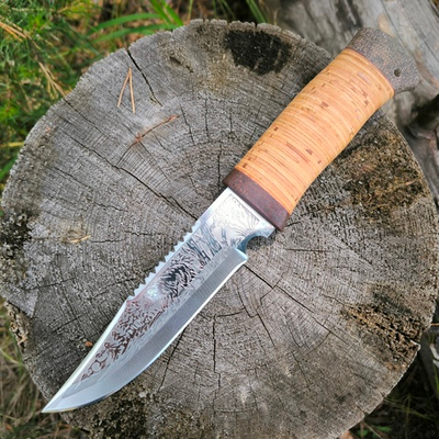 Златоустовский нож НС-01 Клинок, рукоять береста