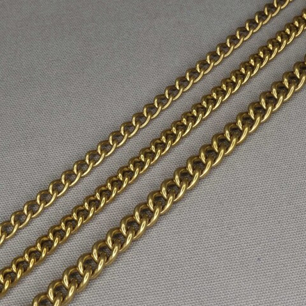 Цепь латунь гладкая