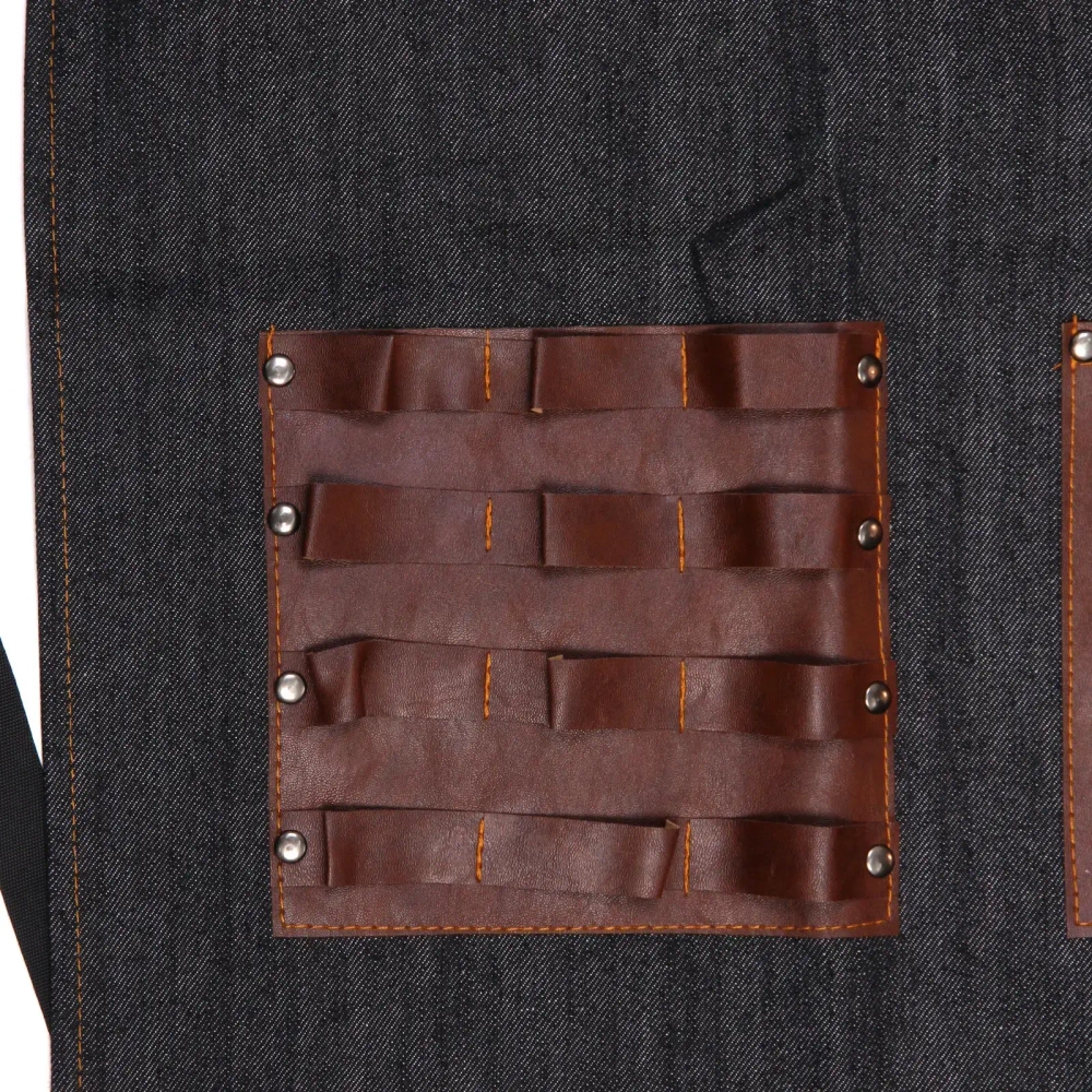 Фартук универсальный рабочий «PATRON», четыре кармана, цвет черный, 81*68см