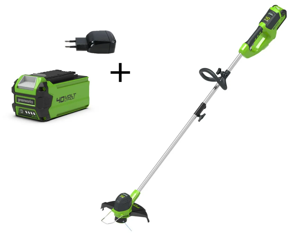 Триммер аккум. GREENWORKS G40LTK2 40В.АКБ 2А*ч и ЗУ (2101507UA)