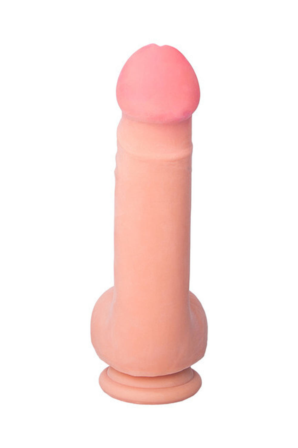 Беспроводной реалистичный вибратор Real Stick на подзарядке (10 режимов) (Цвет: телесный)