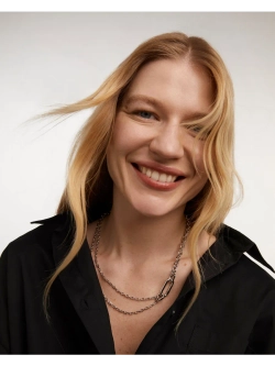 Колье Vesta Латунь покрытая родием