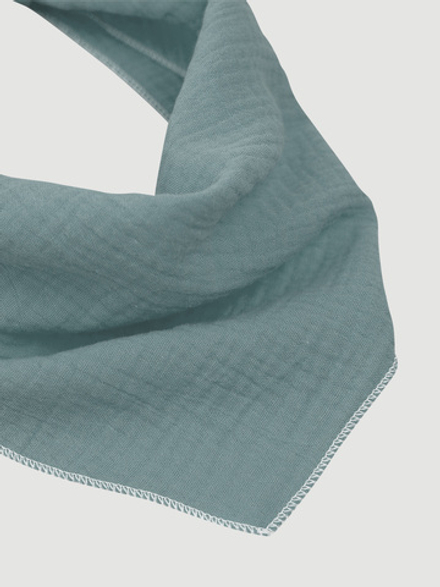 Платочек Mjölk Gray Blue из муслинового хлопка