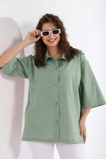 Блузка (рубашка) Тимьян-4 Виотекс ЗЕЛЁНЫЙ