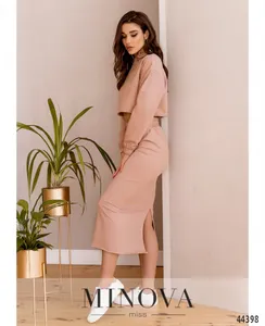 Костюм 2162-пудровый Minova